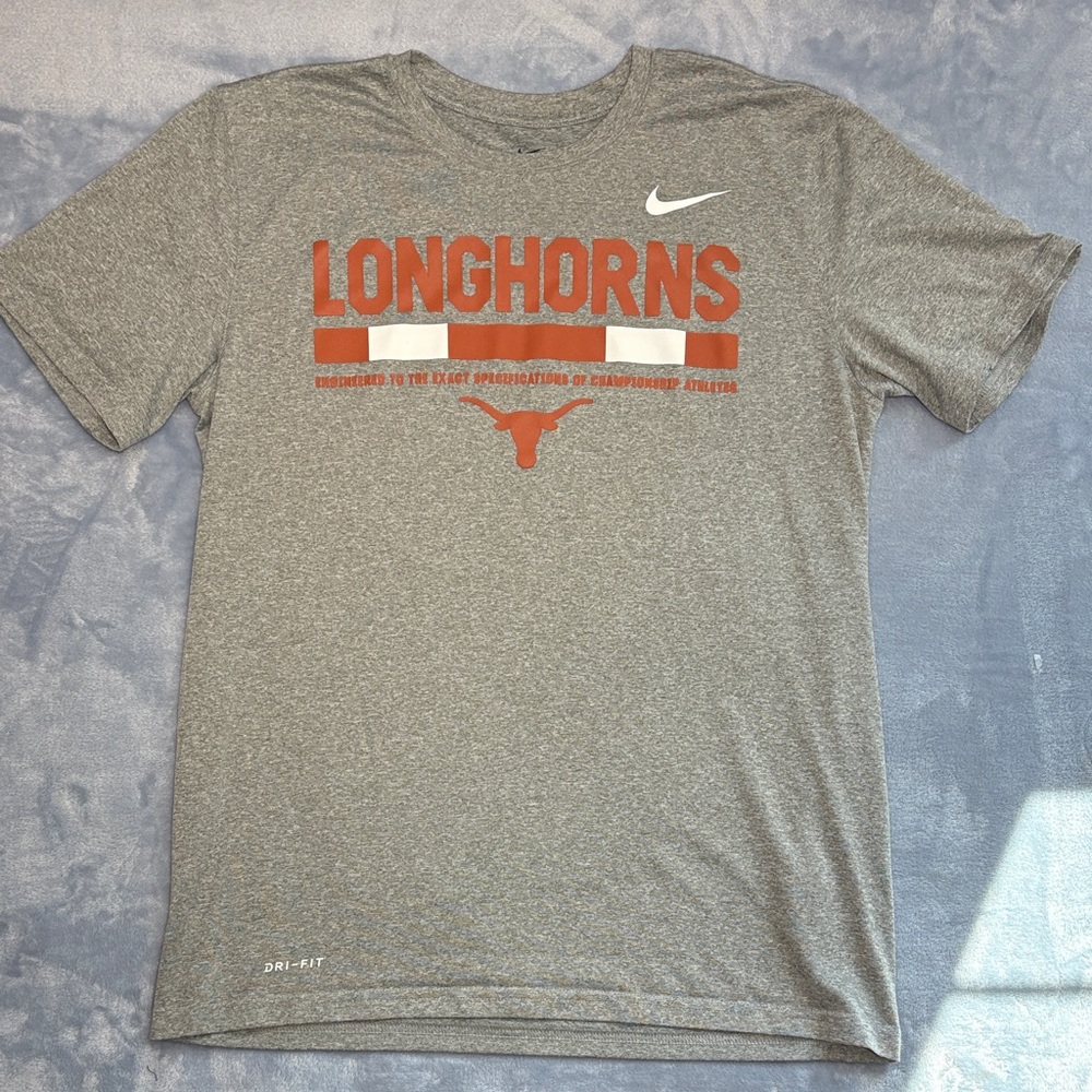 Nike Gray Texas Longhorns Graphic Tee
